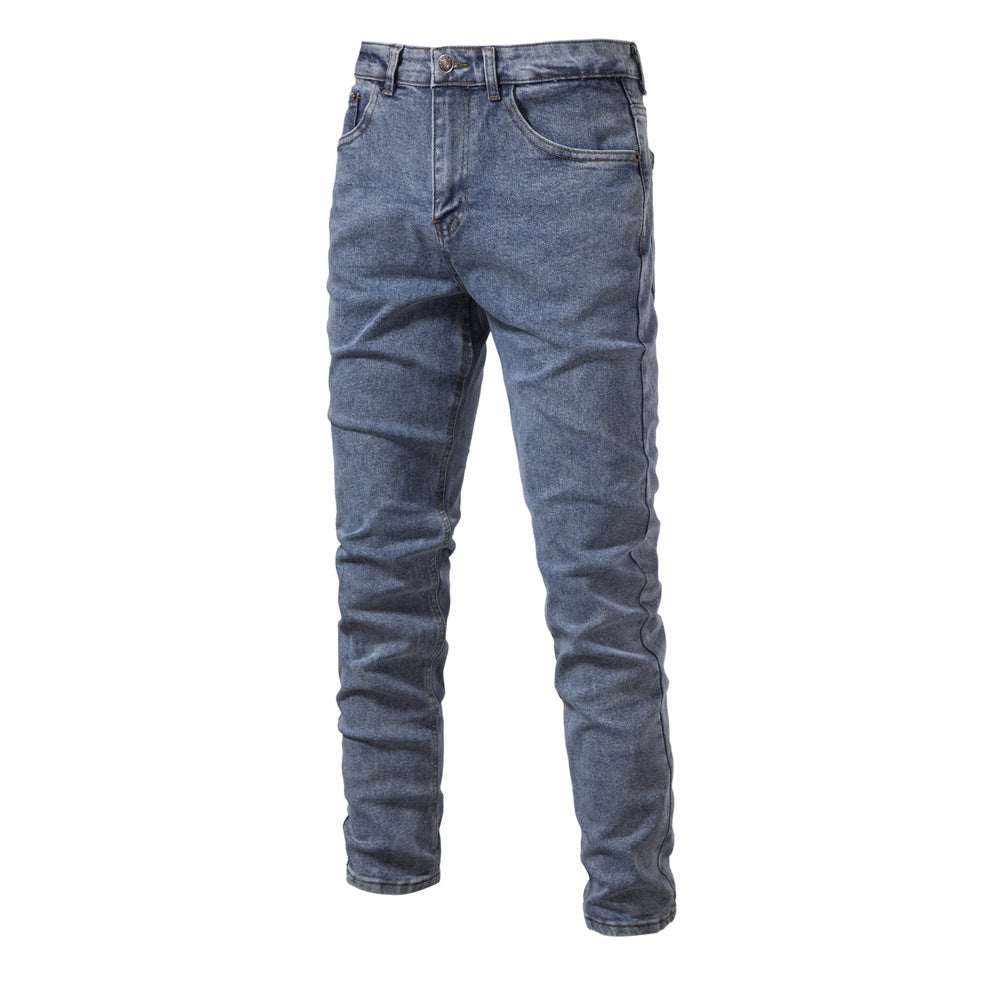 Men's Straight Leg Denim Trousers