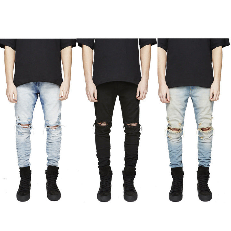 Men's Ripped Skinny Jeans