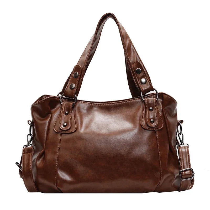 Retro Roomy Crossbody Tote Bag