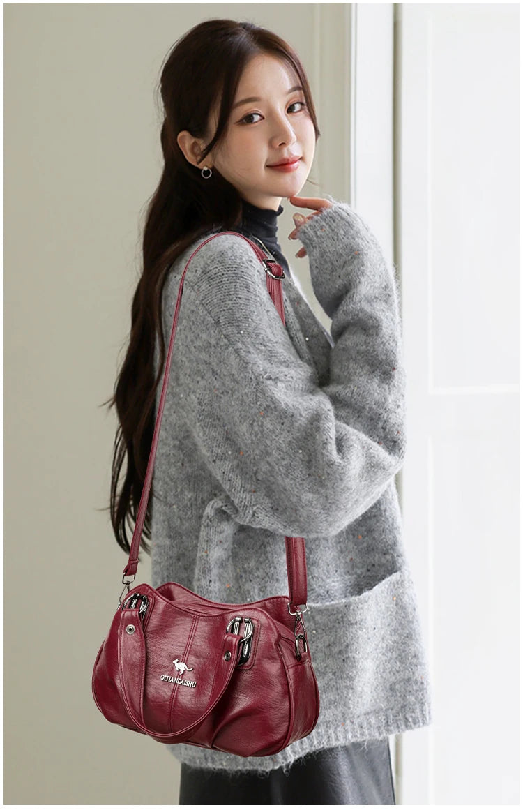 Luxury Handbags 3 Layers Large Capacity