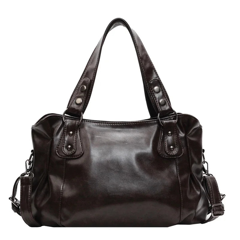 Retro Roomy Crossbody Tote Bag