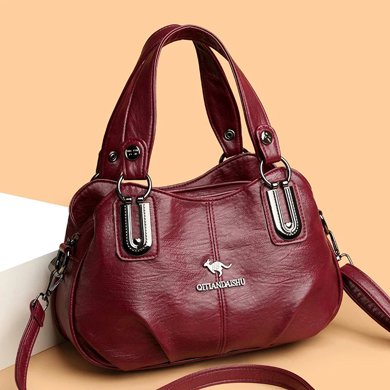 Luxury Handbags 3 Layers Large Capacity