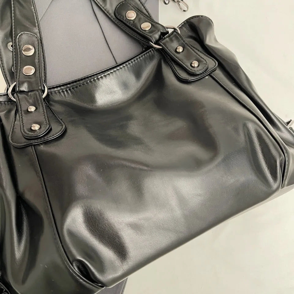 Retro Roomy Crossbody Tote Bag