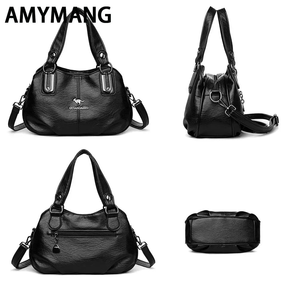 Luxury Handbags 3 Layers Large Capacity