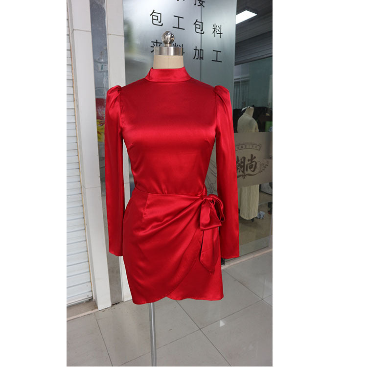 Women's Satin Fashion Dress