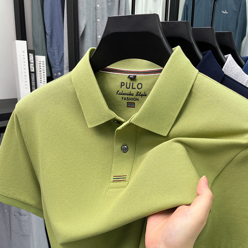 Men's Casual Polo Shirt Summer Short Sleeve